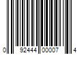 Barcode Image for UPC code 092444000074