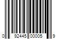 Barcode Image for UPC code 092445000059