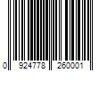 Barcode Image for UPC code 09247782600030