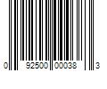 Barcode Image for UPC code 092500000383