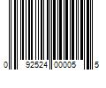 Barcode Image for UPC code 092524000055