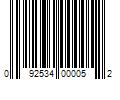 Barcode Image for UPC code 092534000052