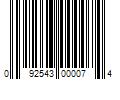 Barcode Image for UPC code 092543000074