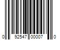 Barcode Image for UPC code 092547000070