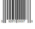 Barcode Image for UPC code 092570000078