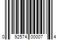 Barcode Image for UPC code 092574000074