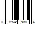 Barcode Image for UPC code 092592076396