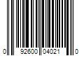 Barcode Image for UPC code 092600040210