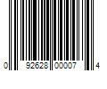 Barcode Image for UPC code 092628000074