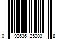 Barcode Image for UPC code 092636252038