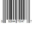 Barcode Image for UPC code 092644700477