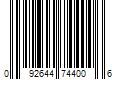 Barcode Image for UPC code 092644744006