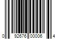 Barcode Image for UPC code 092676000064