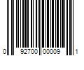 Barcode Image for UPC code 092700000091