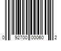 Barcode Image for UPC code 092700000602