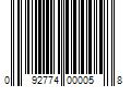 Barcode Image for UPC code 092774000058