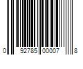 Barcode Image for UPC code 092785000078