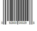 Barcode Image for UPC code 092800000298