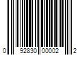 Barcode Image for UPC code 092830000022