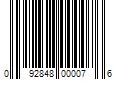 Barcode Image for UPC code 092848000076