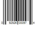 Barcode Image for UPC code 092926000974