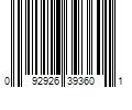 Barcode Image for UPC code 092926393601