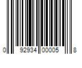 Barcode Image for UPC code 092934000058