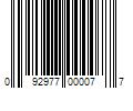 Barcode Image for UPC code 092977000077