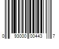 Barcode Image for UPC code 093000004437