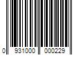 Barcode Image for UPC code 0931000000229