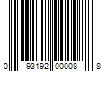 Barcode Image for UPC code 093192000088