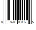 Barcode Image for UPC code 093200000055