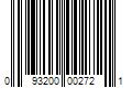 Barcode Image for UPC code 093200002721