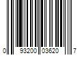 Barcode Image for UPC code 093200036207