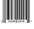 Barcode Image for UPC code 093259000051