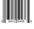 Barcode Image for UPC code 093412504365