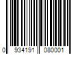 Barcode Image for UPC code 09341910800016