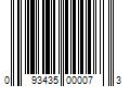 Barcode Image for UPC code 093435000073