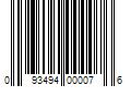 Barcode Image for UPC code 093494000076