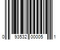 Barcode Image for UPC code 093532000051