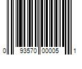 Barcode Image for UPC code 093570000051