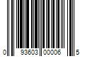 Barcode Image for UPC code 093603000065