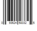 Barcode Image for UPC code 093624583325