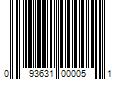 Barcode Image for UPC code 093631000051