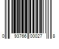 Barcode Image for UPC code 093766000278