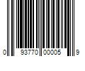 Barcode Image for UPC code 093770000059