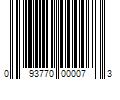 Barcode Image for UPC code 093770000073