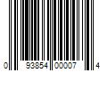 Barcode Image for UPC code 093854000074