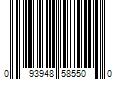 Barcode Image for UPC code 093948585500