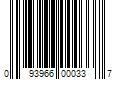 Barcode Image for UPC code 093966000337